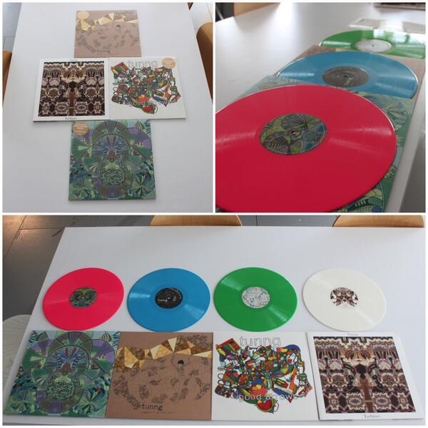 ModoProduction's tweet image. Beautifully coloured vinyl reissues for @thisistunng, no one can resist great music pressed into colours like these!