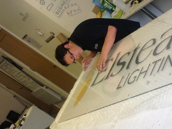 Graphitech2's tweet photo. Working on some great looking Perspex signs at the moment! http://t.co/nsjSJDSO5J