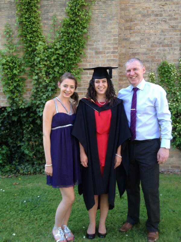 So proud of my eldest, Charlotte... Graduating today with a 2:1 at Lancaster Uni.