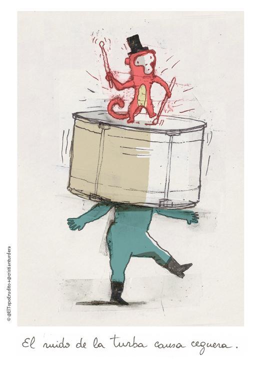 ElTopoIlustrado's tweet photo. El ruido de la turba causa ceguera. http://t.co/dRCKoHmdKt