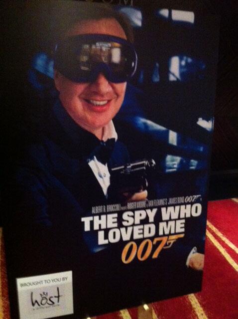 HostCatering's tweet photo. Thoroughly enjoyed the movie #ANightToDInEFor with a surprise guest appearance from our CEO as 007! @Springboard_UK http://t.co/1cidk7i51W