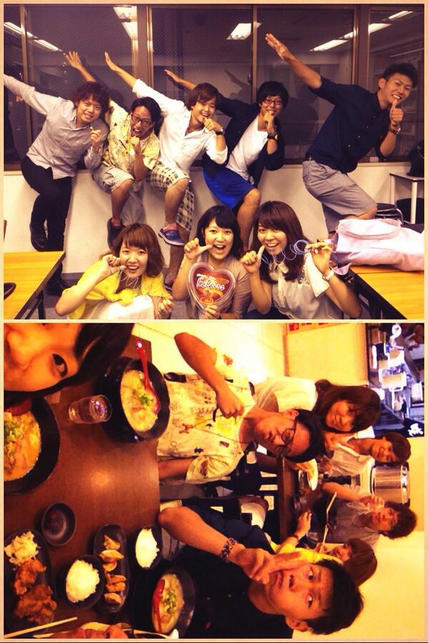 ochiririri's tweet image. みんなできゃりーちゃんポーズ！
やっぱふじっこが１番お似合い。世界旅行お帰りヾ(＠⌒ー⌒＠)ノ

MTGからのご飯。たーのしっ！
HPもあるけどyoutubeも観てね〜
日本中に広まれ！！！！えいっ！