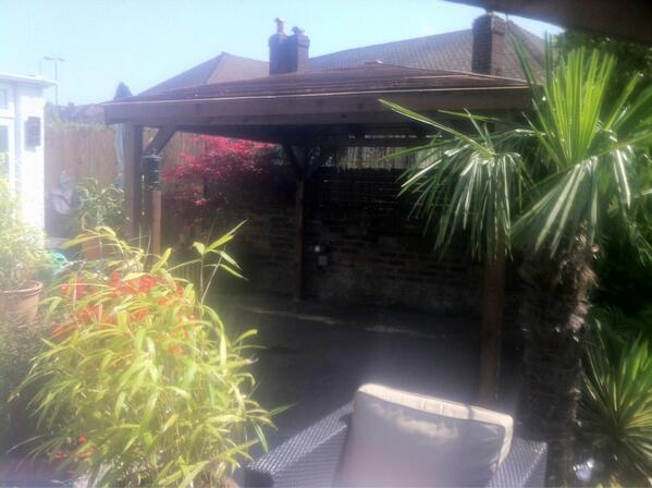 DJSCarpentry's tweet image. Nice Timber Gazebo completed today perfect for the weather. #bizitalk #tradetalk