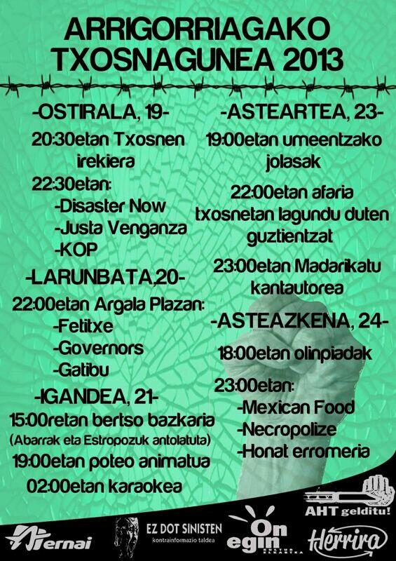 necropolizeofi's tweet photo. Ya estan aki, fiestas de Arrigo! Y despues del desfas de este finde, el mierkoles Necropolize en las txosnas http://t.co/flJ6ACVRTf