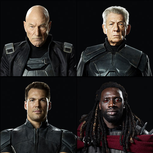 FernandoSaltosG's tweet photo. HERE THEY ARE: First promo pics of Charles Xavier, Magneto, Colossus and #Bishop!!! Impressed as much as we are?? http://t.co/7Y31fen5fy