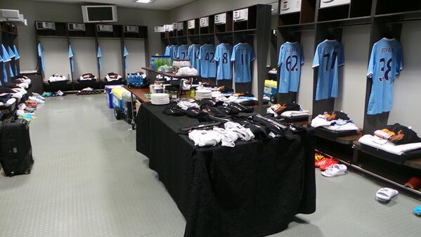 The dressing room at <a href="/MMStadium/">MosesMabhida Stadium</a>