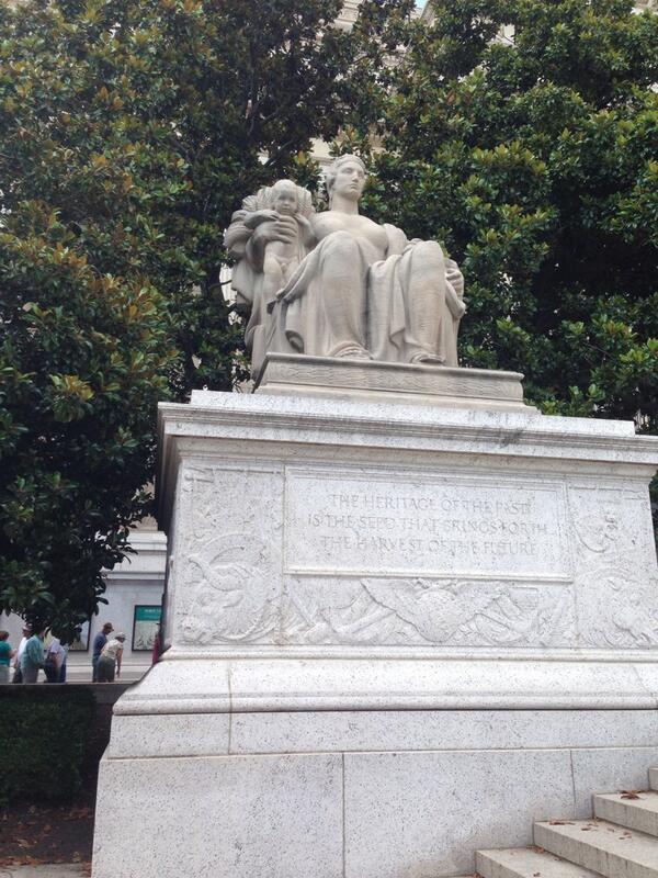 Abbyabildness's tweet photo. "The heritage of the past is the seed that brings forth the harvest of the future." - National Archives http://t.co/TG7ulnxLkI
