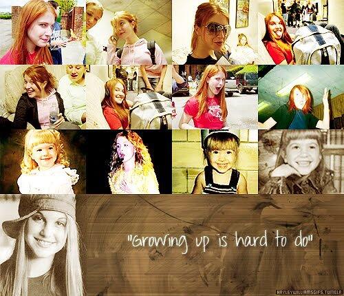 ThingsParamore's tweet image. pequeño collage de Hayley Williams.
