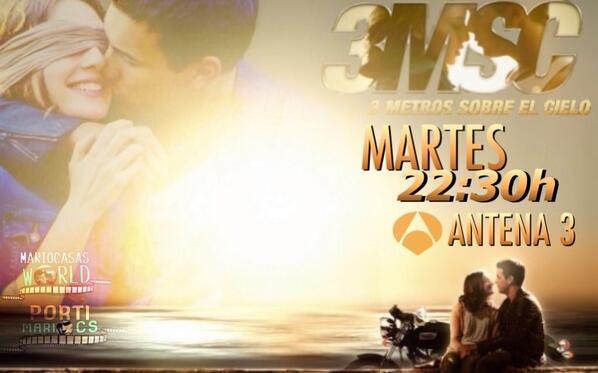 MarioCasasWorld's tweet photo. El martes, a las 22:30h en @antena3com,  #3MSC con @mario_casas_ @MariaValverdeR @NereaOficial @punkynina http://t.co/goxjD9pMMZ