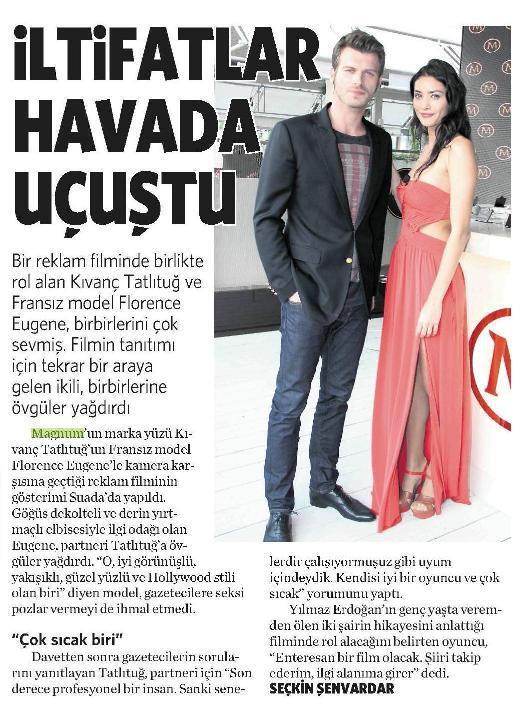 baklavatug's tweet photo. Florence Eugene ile sevgili olacağımızı daha geçen yıldan biliyorlardı.Bu gazeteciler beni nasılda iyi tanıyorlar :) http://t.co/QRKN4AScKD