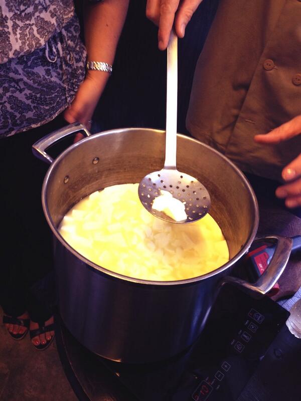 Cutting the cheese? More like cutting the curd! #Cheese #cheeseclass #food #HowTo