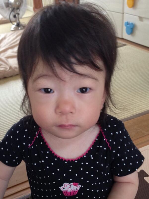 junjun0819's tweet photo. いつも目腫れぼったいけど、昼寝から目覚めた時はちょっと目パッチリ☆いつにも増して可愛い♪←親バカ http://t.co/Qm6SnICoUa
