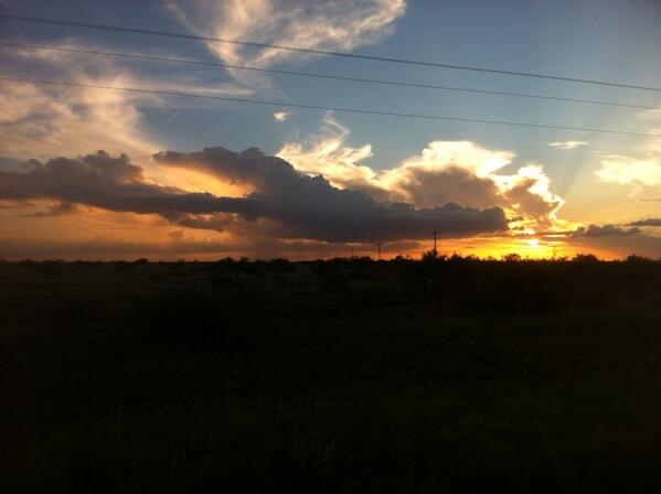 Nice West Texas sunset <a href="/OpieRadio/">Opie Radio podcast</a>