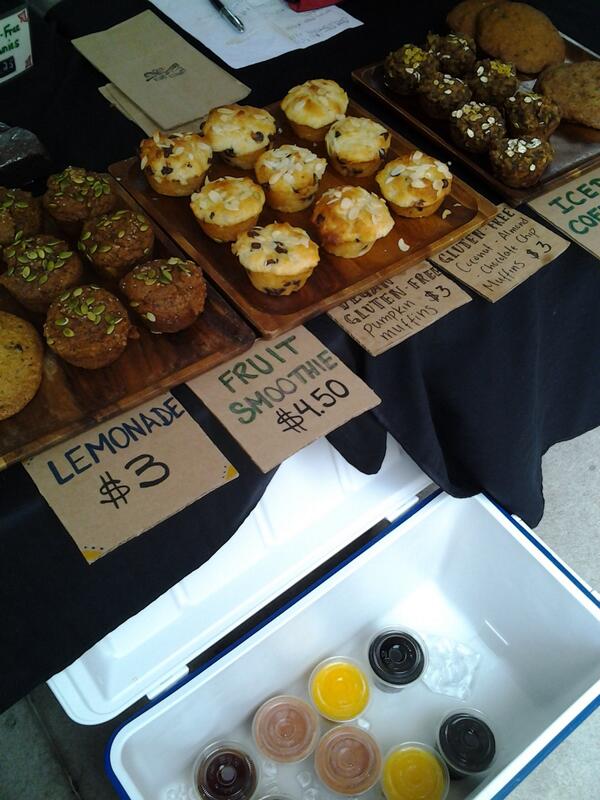 VoulezVousCafe's tweet photo. Visit us every Thursday (12-5pm) @ 117 Bloor St. East. #Muffins, #cookies, iced #coffee, freshly squeezed OJ and more http://t.co/6MCnoUdwn6