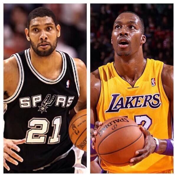NBABattle's tweet image. Retweet for Tim Duncan! Favorite for Dwight Howard!