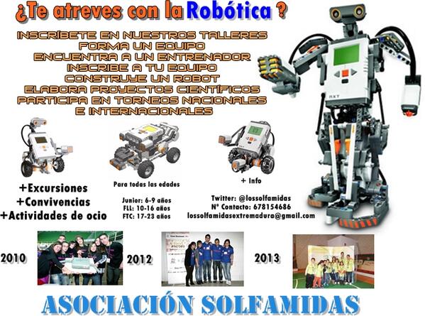¡Buenas tardes! El 5 de agosto empezamos los talleres formativos de robótica! Inscríbete! Son gratuitos!