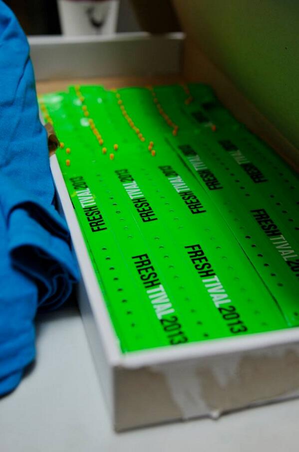 weareMBA's tweet photo. We're excited to be using RFID tech in our #MBAFreshtival wristbands thanks to @theblondefish http://t.co/phbsfvd932 http://t.co/qZzToIftW8