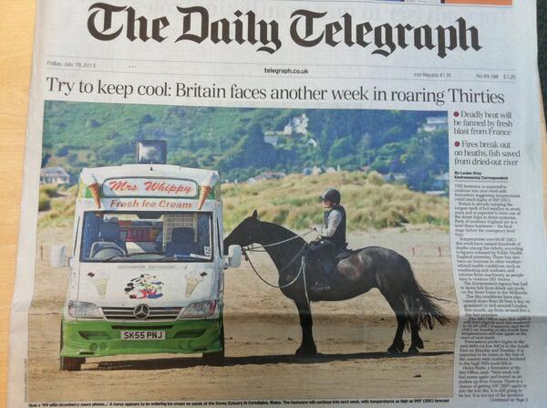 hoofride's tweet photo. We're loving this brilliant photo on the front cover of @Telegraph today! http://t.co/gbCUZNYQUz