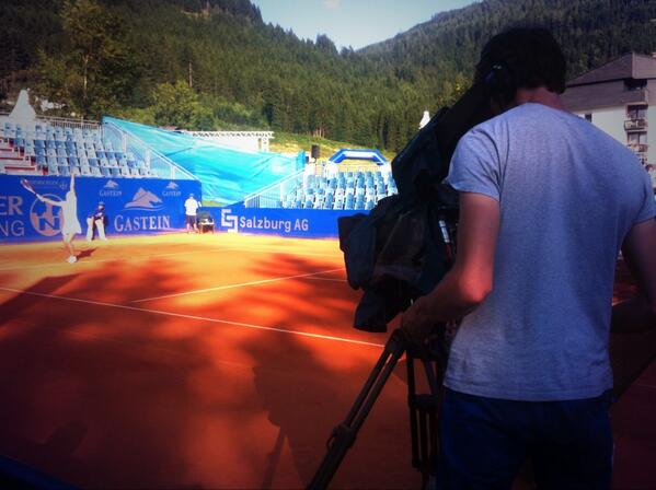 allusmedia's tweet photo. Nu de laatste kwart finale op het center court bij Bad Gastein ladies! http://t.co/tMNLpc2vw4