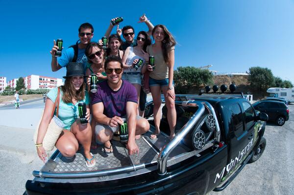 MonsterEnergyES's tweet photo. #TruckSVQ #Cadiz #Sampling #MonsterEnergy #Tarifa  #Original #playa #Madrileños #veraneo #sol #PlayaChica http://t.co/tVHea9Le2A