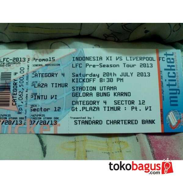 Min <a href="/KopitesUI/">Kopites UI</a>  ,numpang RT ya, Tiket LFC Kategori 4 Vip, sektor 12, 950 rbu. Abis beli , kbetulan brhalangan :)