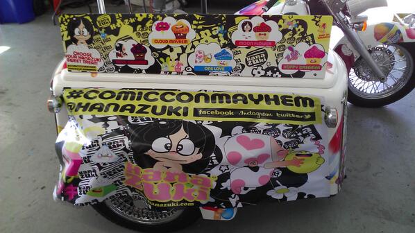 Heating up at <a href="/Comic_Con/">Comic-Con International</a>! Tomorrow we'll be with <a href="/hanazuki/">Hanazuki</a> handing out complimentary ice creams to cool you down.