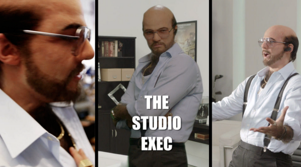 Vevo's tweet photo. .@Louis_Tomlinson channeling Tom Cruise &amp; about 200 other execs: http://t.co/mYLBKd6zW9 #BestSongEver @onedirection http://t.co/8EUXAprFMq