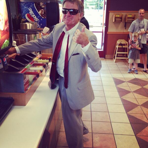 clownejd's tweet image. The ol ball coach swagg 😎😎😎