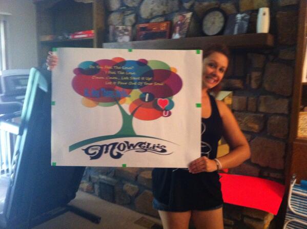 ErinRaechelle's tweet photo. Side 1 of @Themowglis poster for @CoUFest with @DecemberRain83! http://t.co/IGCJ1O1dIJ