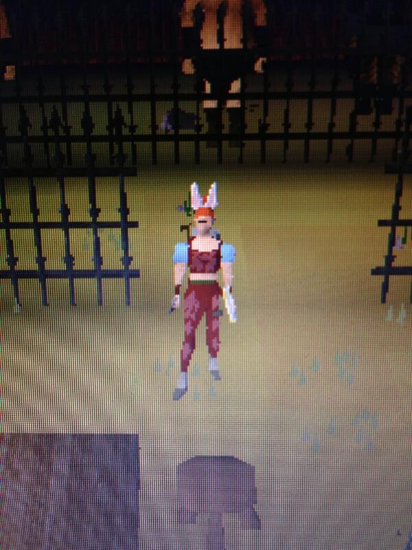 e_x_k_a's tweet photo. Just found bunny ears at the ogre training spot! #rarespawn #bunnyears #runescape #oldschool http://t.co/7OEEYO5ef6