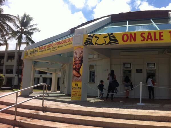aloha_aina's tweet image. Did you see the signs going up around @BlaisdellCenter Box Office prepping for tomorrow's onsale of #LionKing?