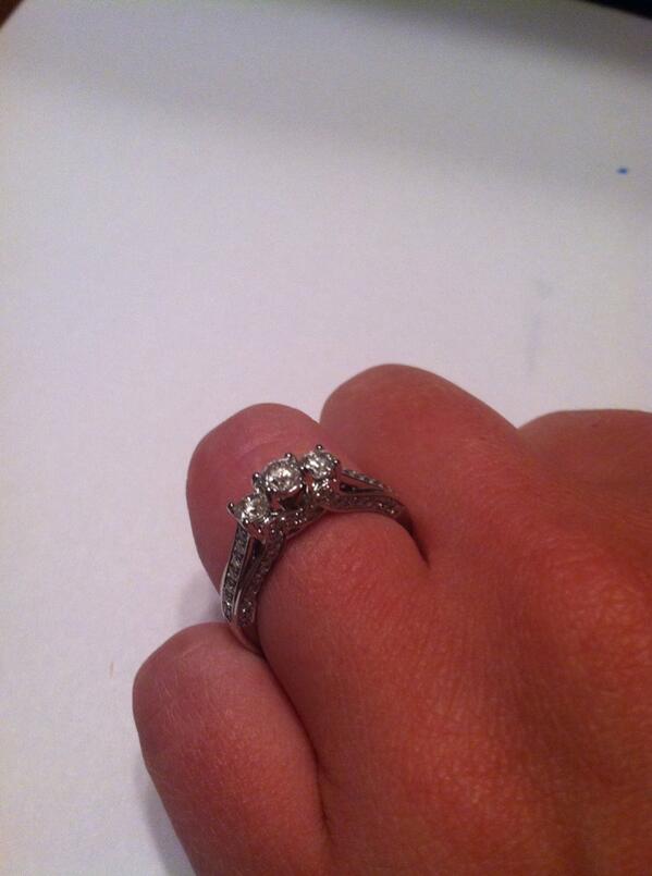 Pdeitz21's tweet image. She said yes! #engaged