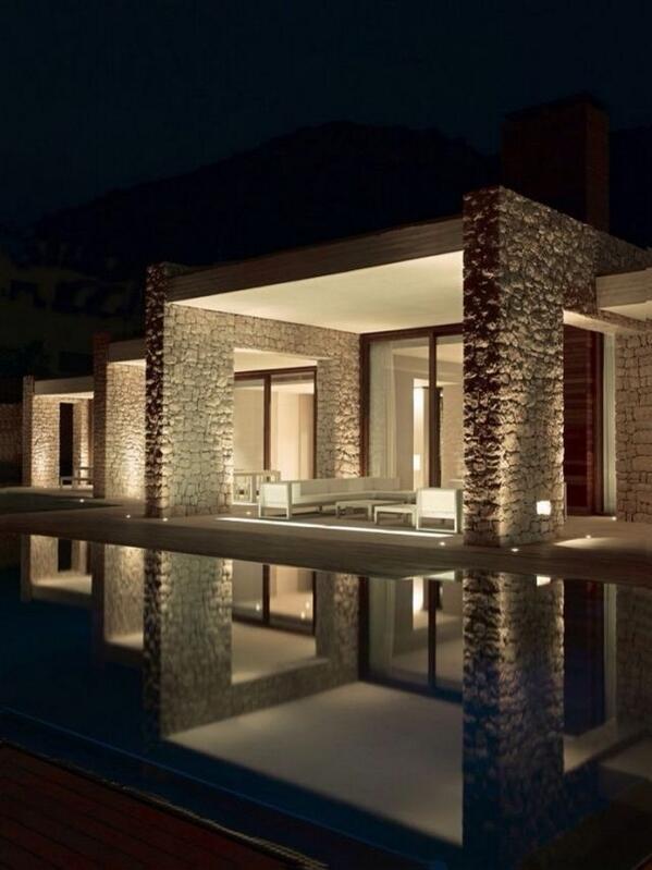 Stunning & serene poolside lounge (via architectdaily tumblr)