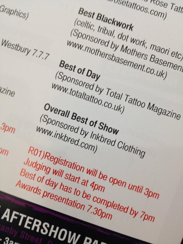 InkBred's tweet image. Get down to @CDFTattooToyCon today we are proud to sponsor the overall best of show award