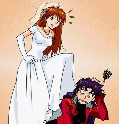 アスカに先を越されたミサト