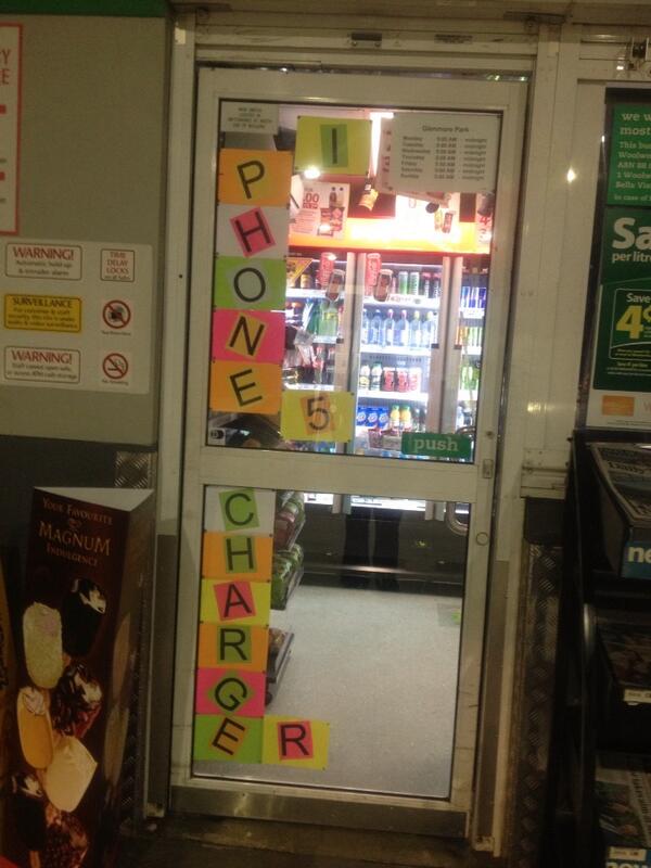 FinKaren's tweet photo. I phone 5 Chargers are selling well at Glenmore Park ! http://t.co/iNHoahjVU4