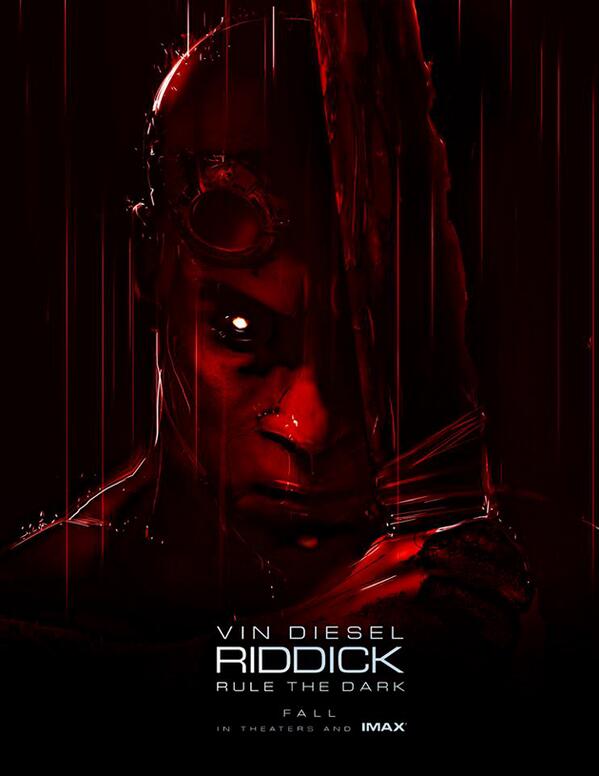 inel's tweet photo. The new Riddick film comes out in the UK on my birthday - Yeah Yeah #iMaxPlease #EarlyBirthdayRequests http://t.co/QmmTmSnSKS