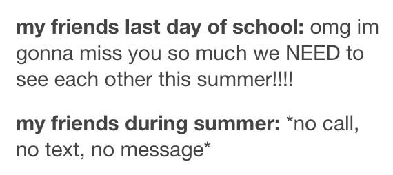 CollegeGirIProb's tweet photo. Every summer: http://t.co/fHgaLgLZgs