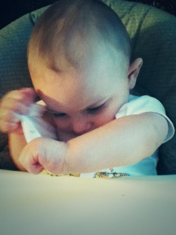 Taylor_morgan17's tweet photo. Well I've got a rotten boy that tries taking his clothes off while eating.... http://t.co/MG0FIVWqoI