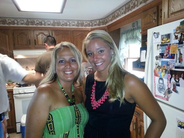 tskipple's tweet image. Sad day...but I got to see my mini me.  Love her!