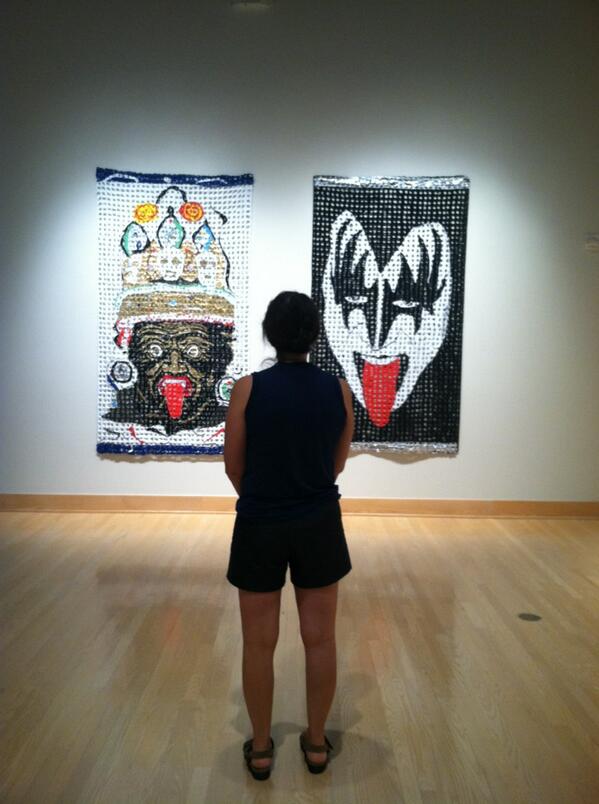Kesang Lamdark, Dorge Drakkten and Kiss, 2012, melted plastic and acrylic. #Tibetan #Art