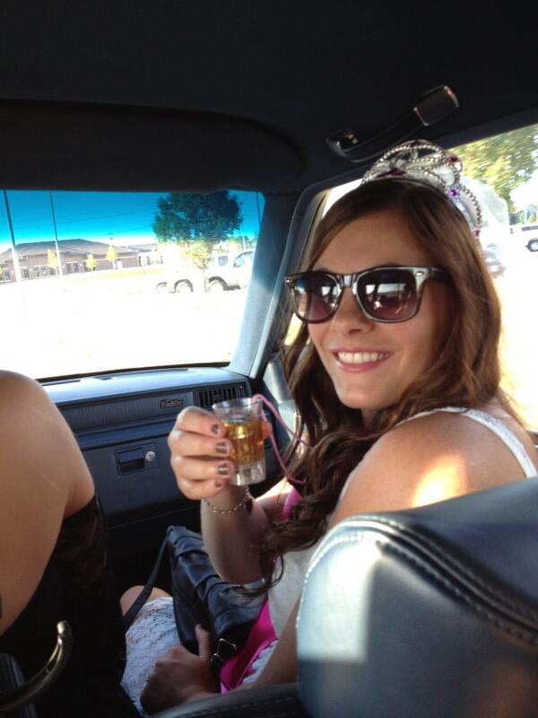 BCSchindler's tweet photo. Bride to be taking a shot!!! http://t.co/YF9FDyJWom