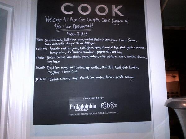 Great evening at cook.. Hope to cook there soon once again..