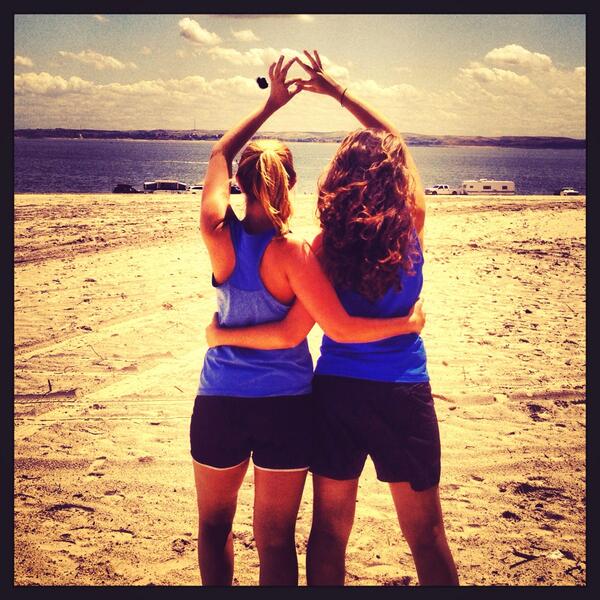 ADX_Pi's tweet photo. Rachel Kois and Kristen Adkins repping ADX at Lake McConaughy. #lamblove #tiesthatbind http://t.co/shsJfZEOyU
