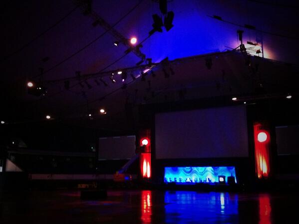 Animation Festival Setup at #SIGGRAPH2013 - Production Sessions &amp; The Electronic Theater.