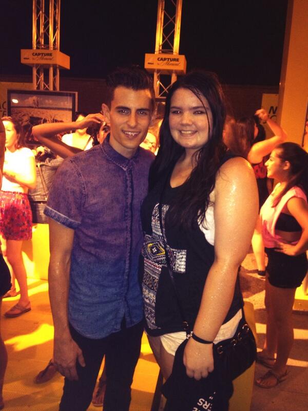 nicoleeclarkk_'s tweet photo. meeting you was literally perfect. I've loved you for so long😍 thanks for making my dream come true! @Mike_tompkins http://t.co/31fB0ewpvz
