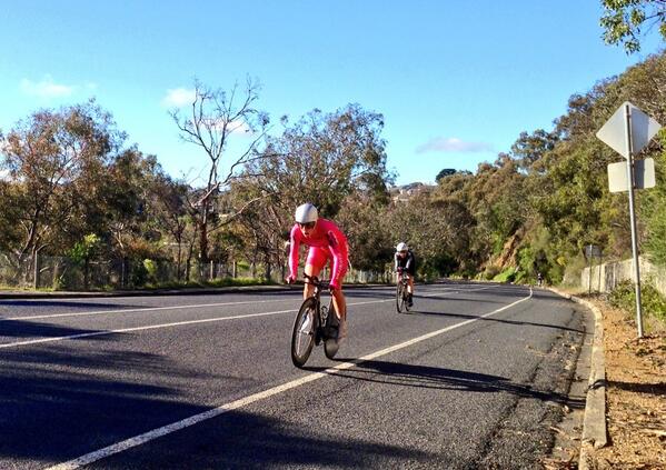 A good warm up for <a href="/leTourPrologue/">Le Tour Prologue</a> 2nd last episode, co-host <a href="/Bridie_OD/">Dr Bridie O’Donnell</a> flying to set fastest female time over 20km