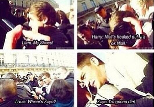 tamedliam's tweet photo. #mtvhottest One Direction 
Remember when they got mobbed really bad for the first time http://t.co/ZMiDfclqhI