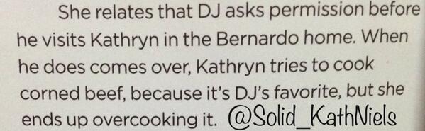 ColaBoink's tweet image. &quot;@Solid_KathNiels: This made me smile 😍 http://t.co/tvazk9IbPS&quot; -- Hangkyot nyo nemen. *__* Bebegurl parang asawa lang. #CookingForHubby LOL