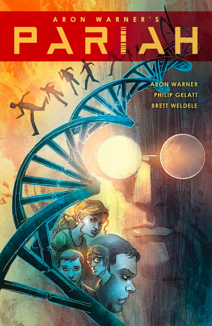 AronWarner's tweet photo. Our new artwork for @PariahComicBook. The story is going to some crazy places! #SDCC #DarkHorse http://t.co/9LdTt6IFhA